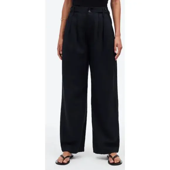 Madewell ‘The Harlow’ Wide-Leg Pant, Size 12 - Picture 3 of 8
